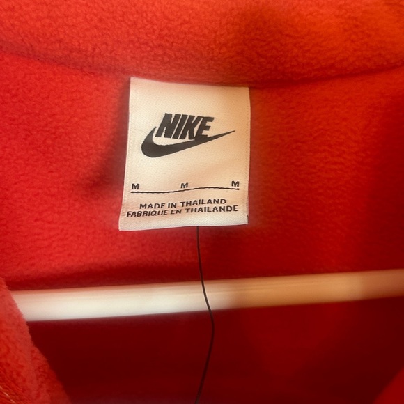 Nike Swoosh high rise plush top in lobster pink NWT Size Medium - Picture 9 of 11